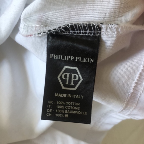 Phillip Plein Hand Made Limited Edition White Tee - Picture 9 of 9
